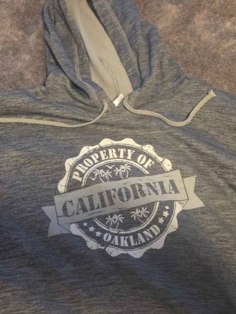 Oakland, California Graphic Hoodie - Large